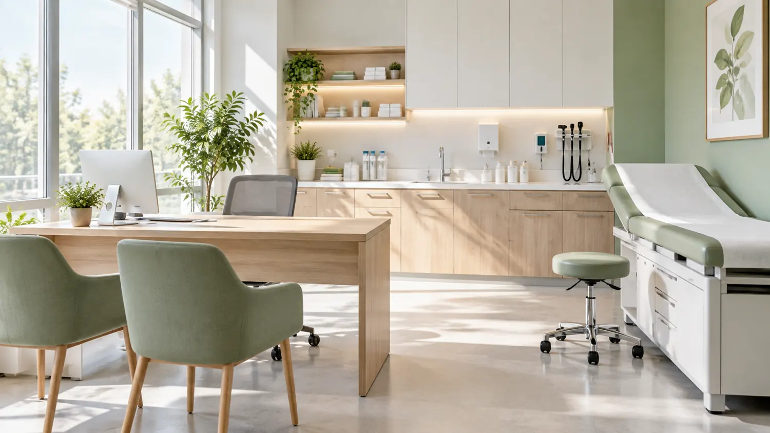 Illustrative clinic interior
